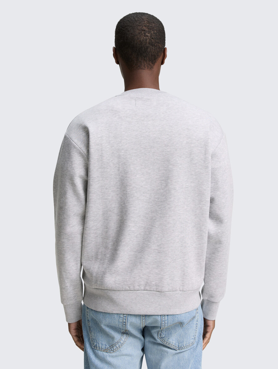 sudadera de cuello redondo con estampado