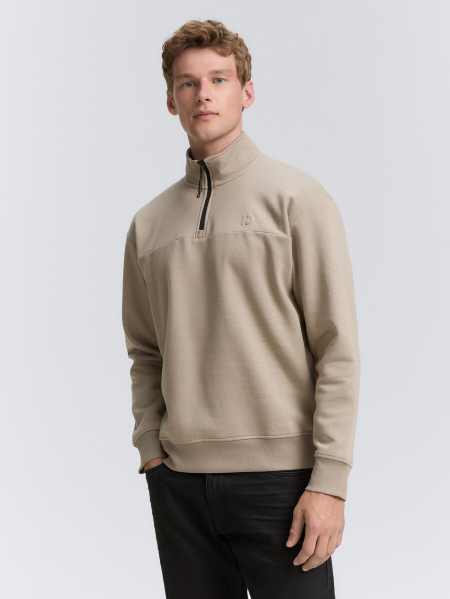 sudadera troyer con estampado de logotipo