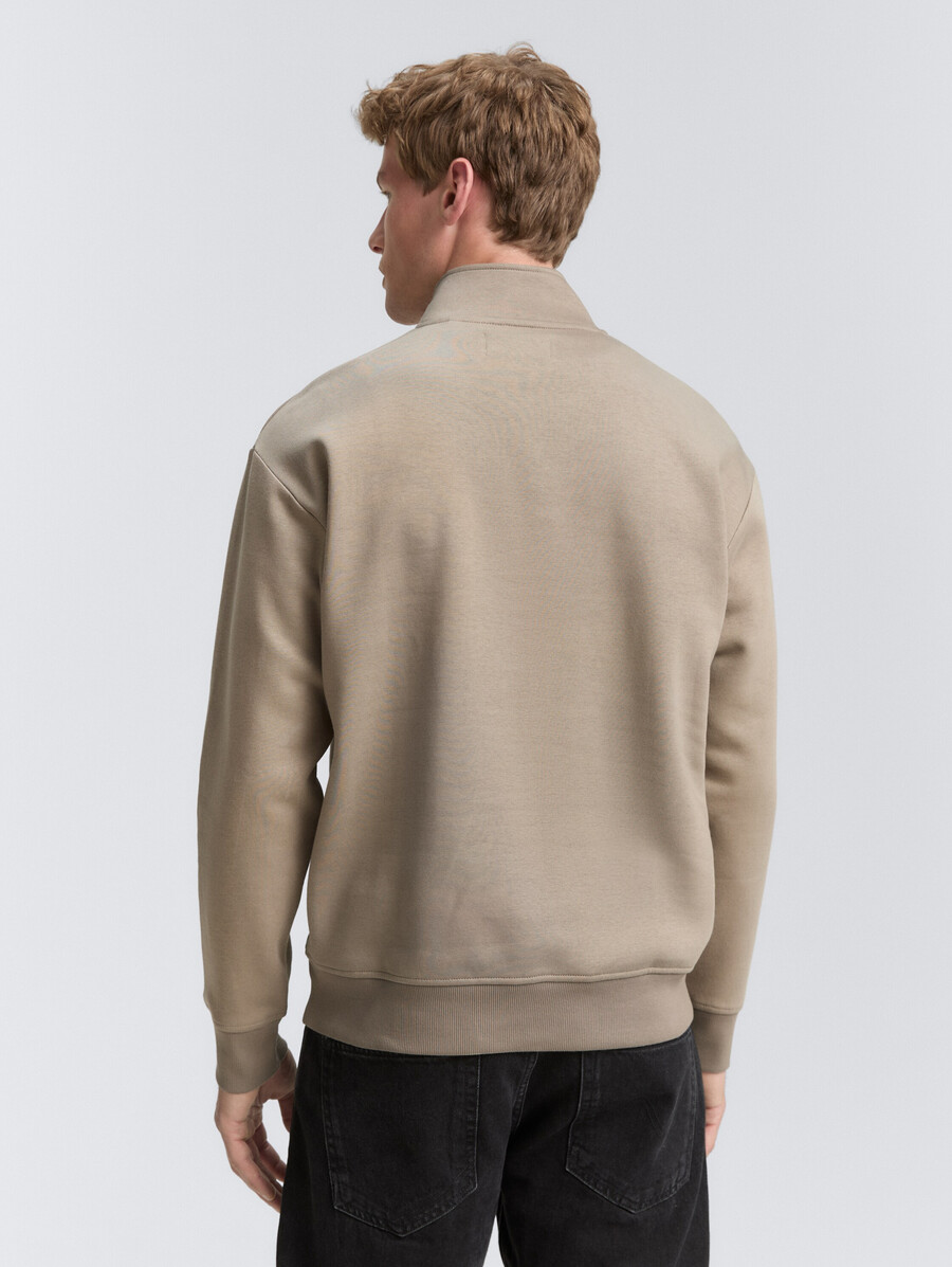 sudadera troyer con estampado de logotipo