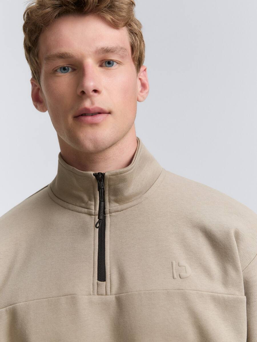 sudadera troyer con estampado de logotipo