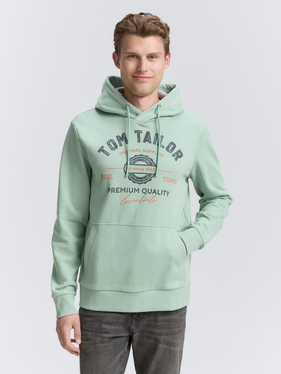 sudadera con capucha y estampado de logotipo