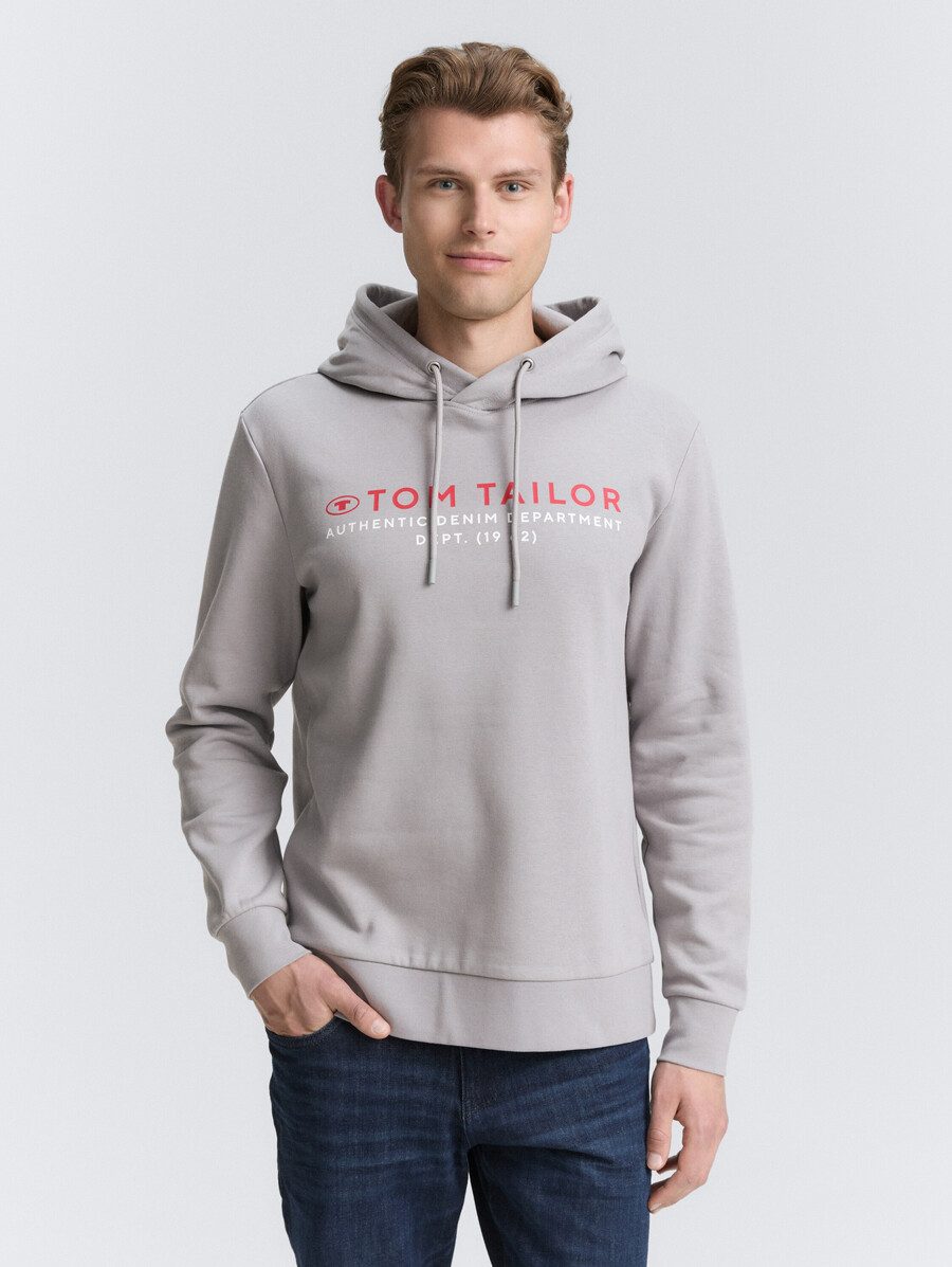sudadera con capucha y estampado de logotipo