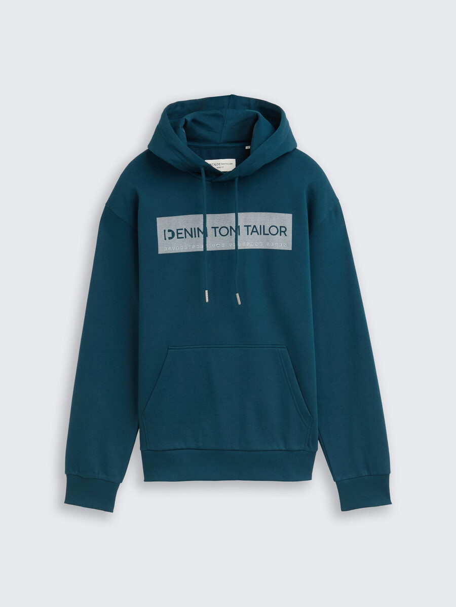sudadera con capucha y estampado