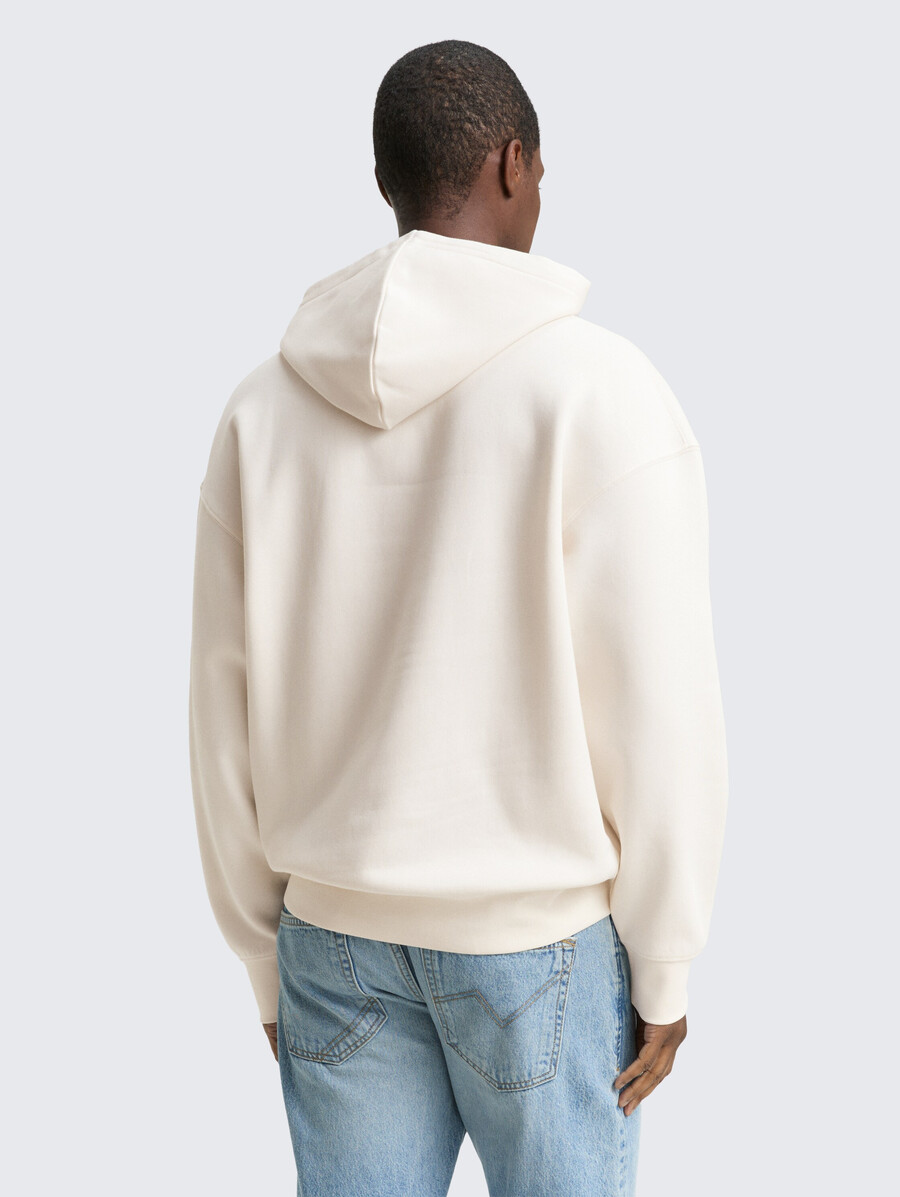 sudadera con capucha relajada con estampado de logotipo