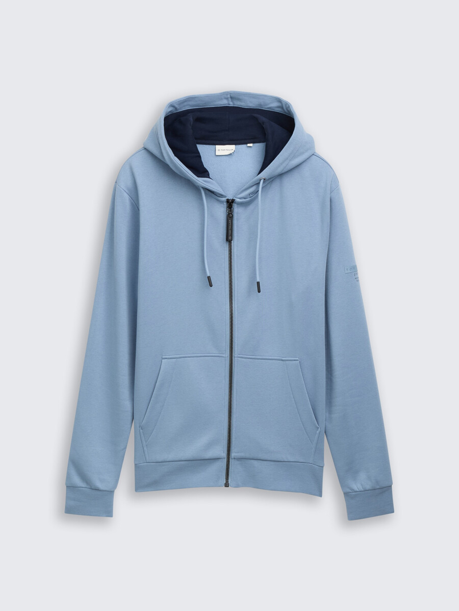 chaqueta sudadera con capucha básica