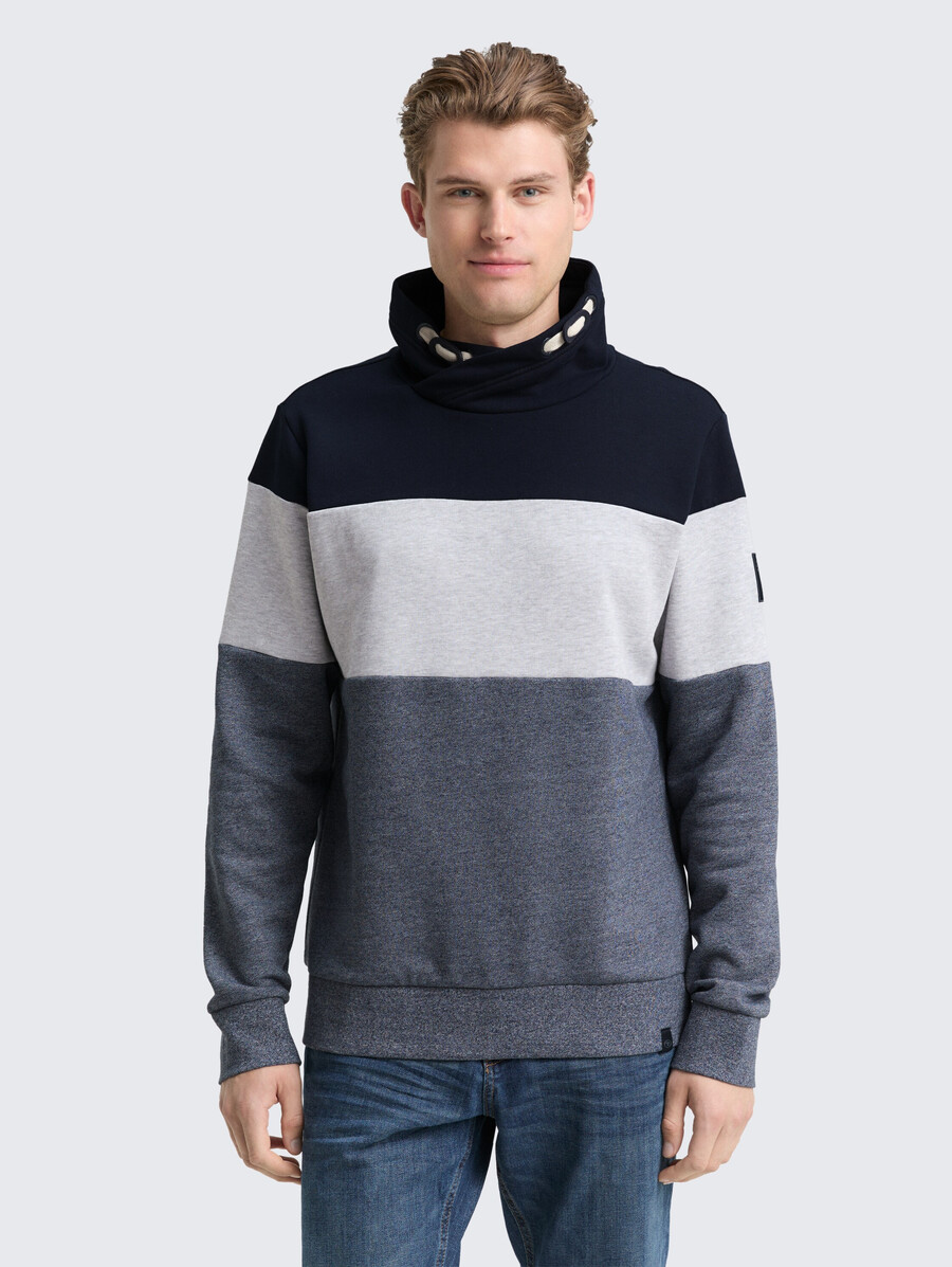 sudadera con bloques de color snood