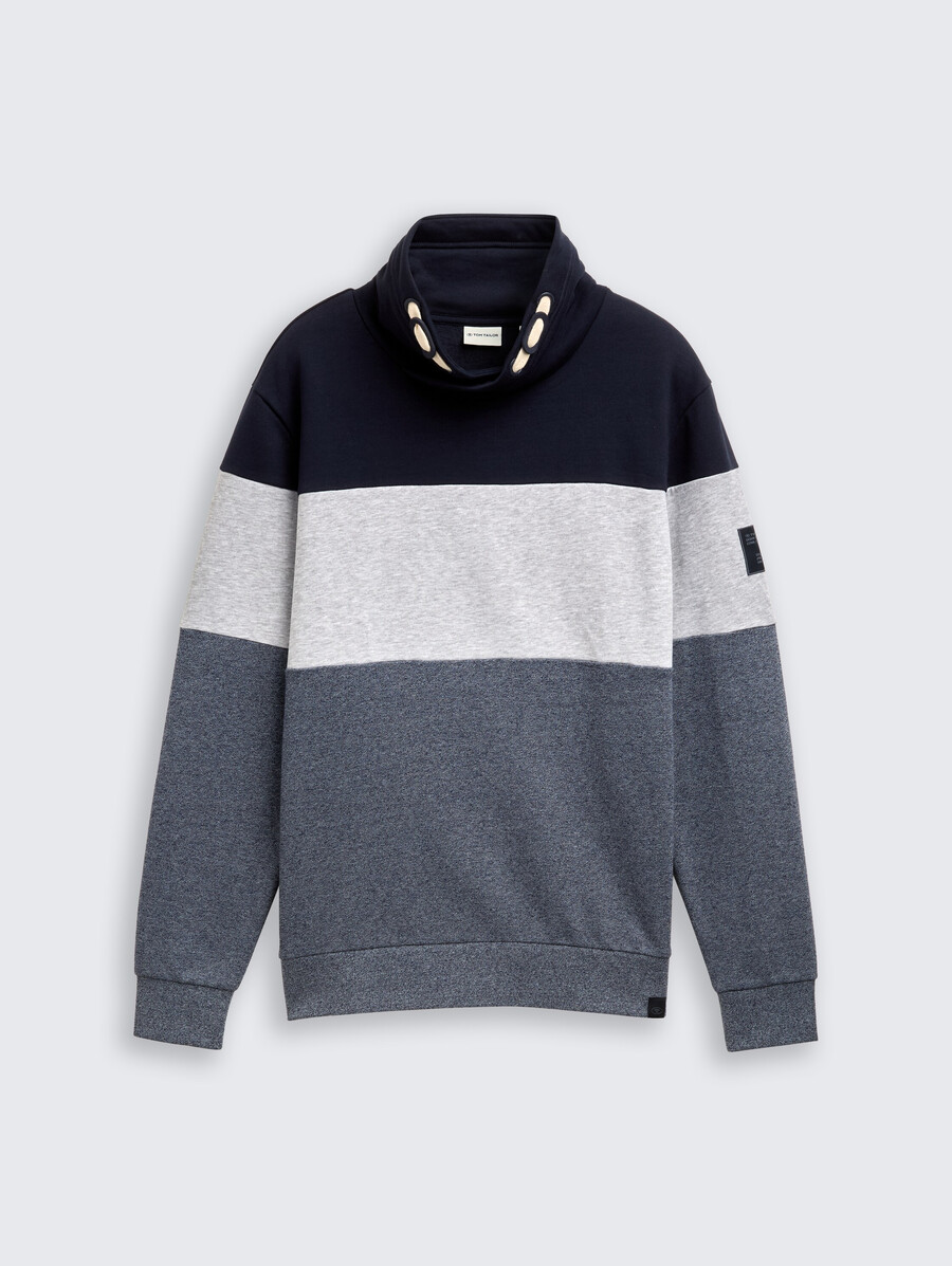 sudadera con bloques de color snood