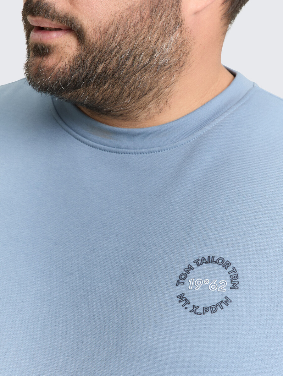 talla grande - sudadera con estampado de logotipo