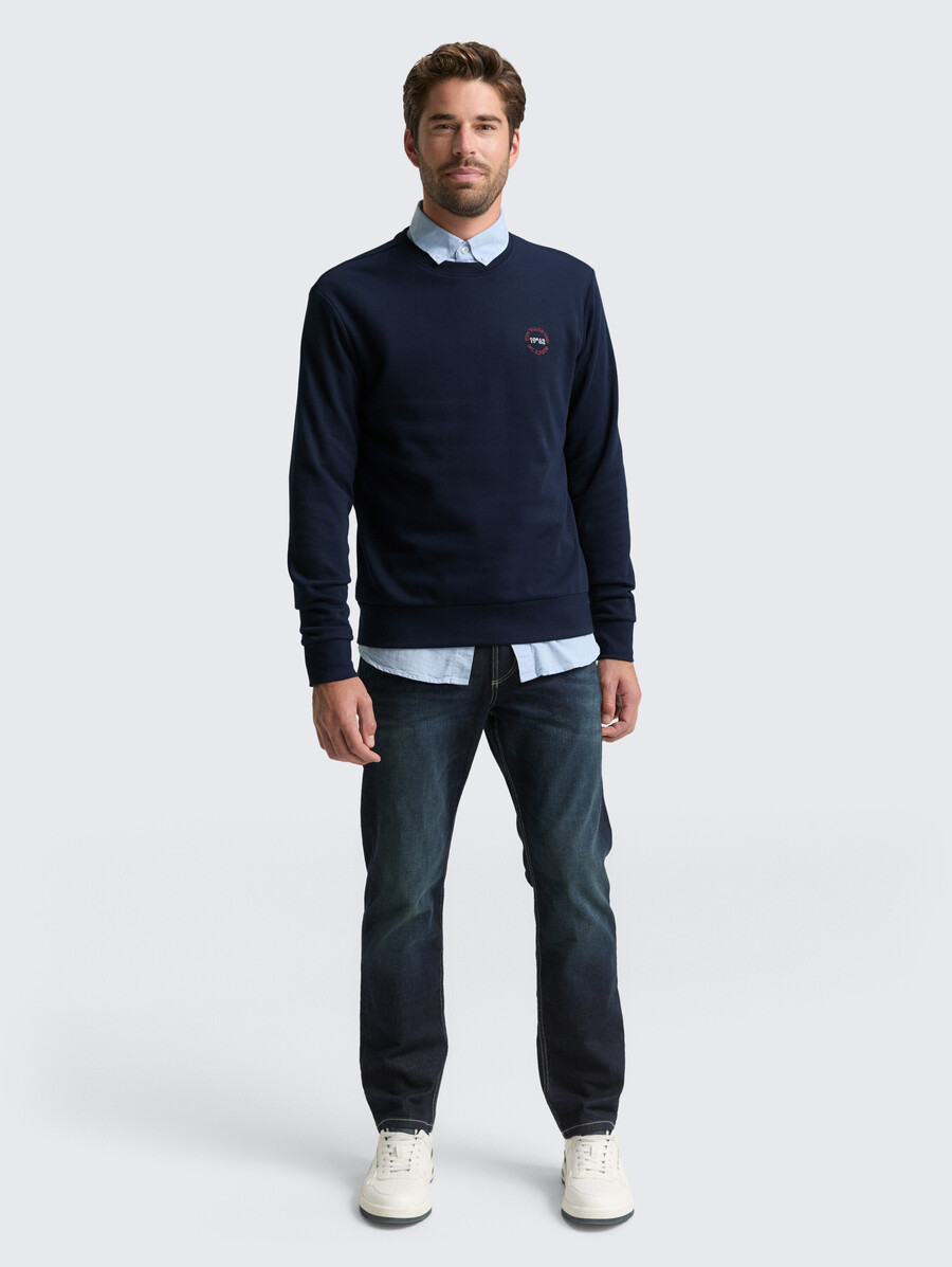 sudadera con estampado de logo