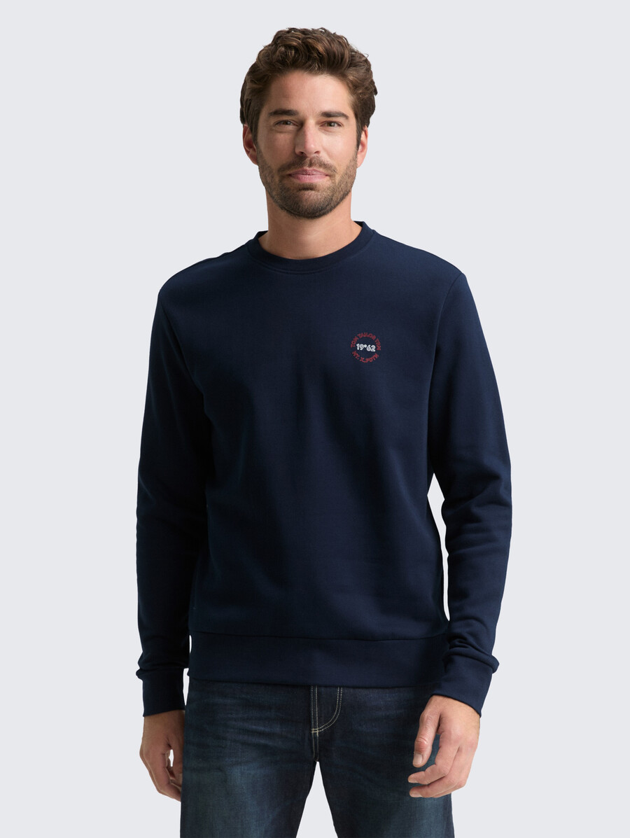 sudadera con estampado de logo