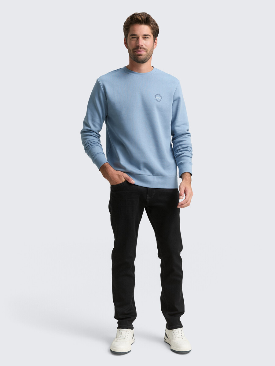 sudadera con estampado de logo