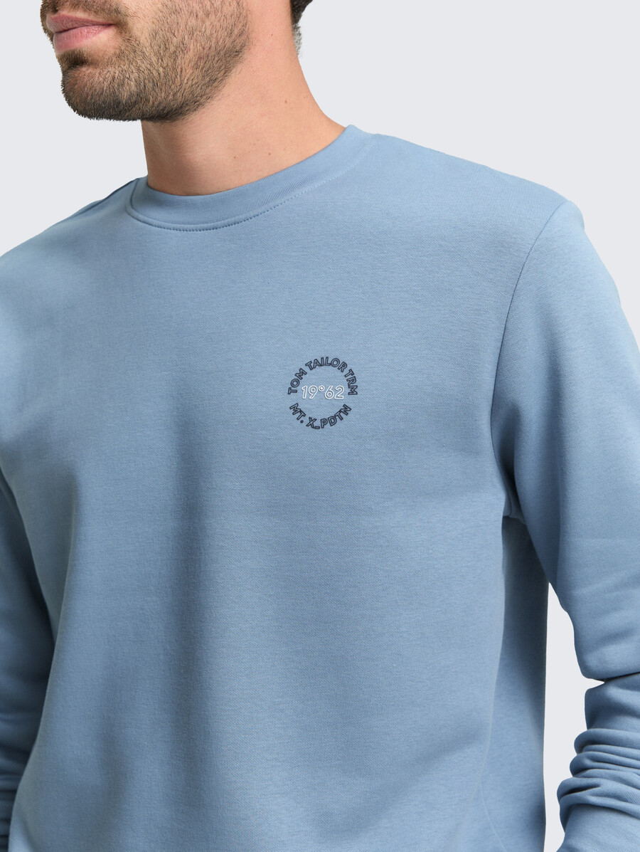 sudadera con estampado de logo