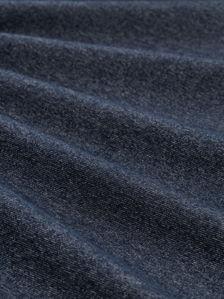 sudadera tipo snood con mezcla de texturas