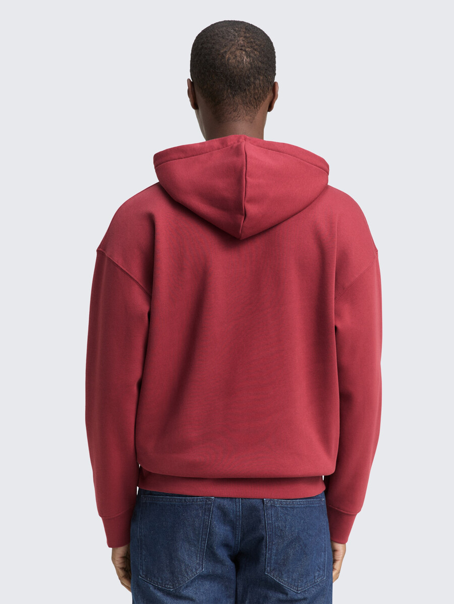 sudadera con capucha relajada con estampado de logotipo