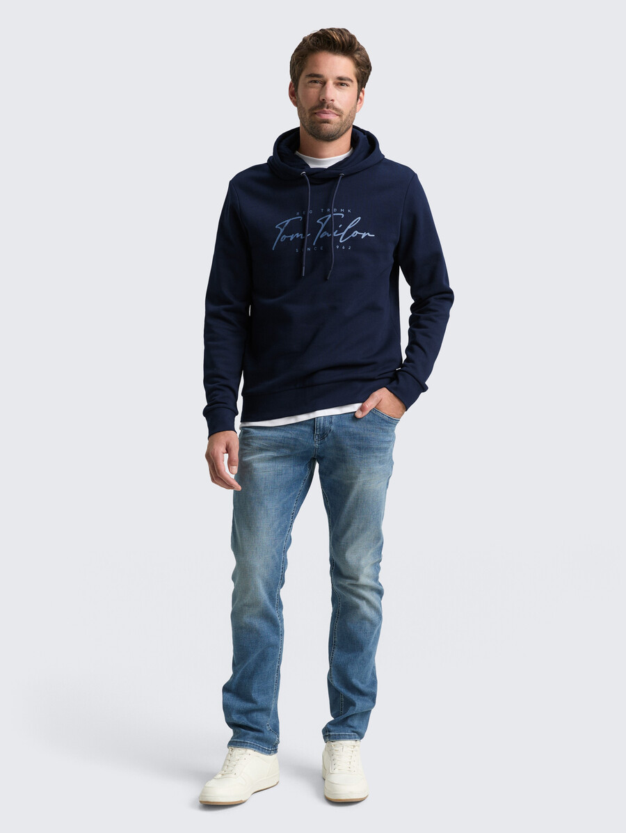 sudadera con capucha y estampado de logotipo