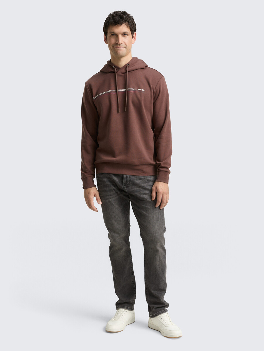 sudadera con capucha y estampado de logotipo