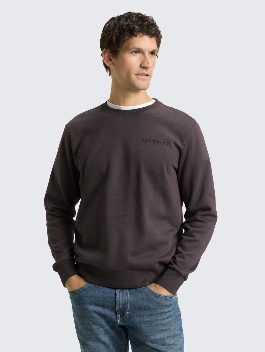 sudadera con escote redondo