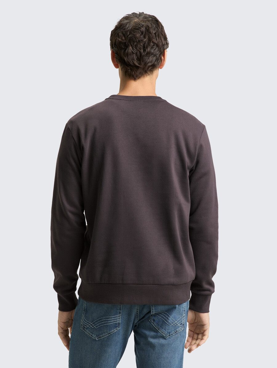 sudadera con escote redondo