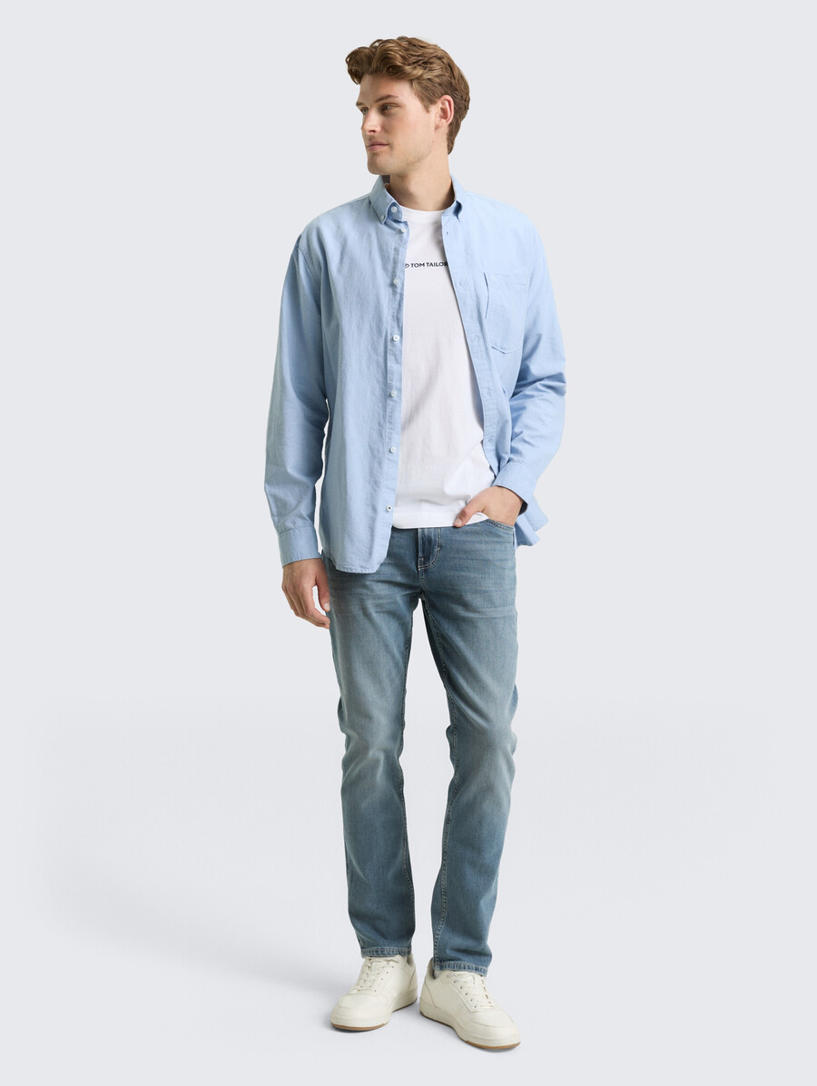 vaqueros ttjosh regular slim con elástico