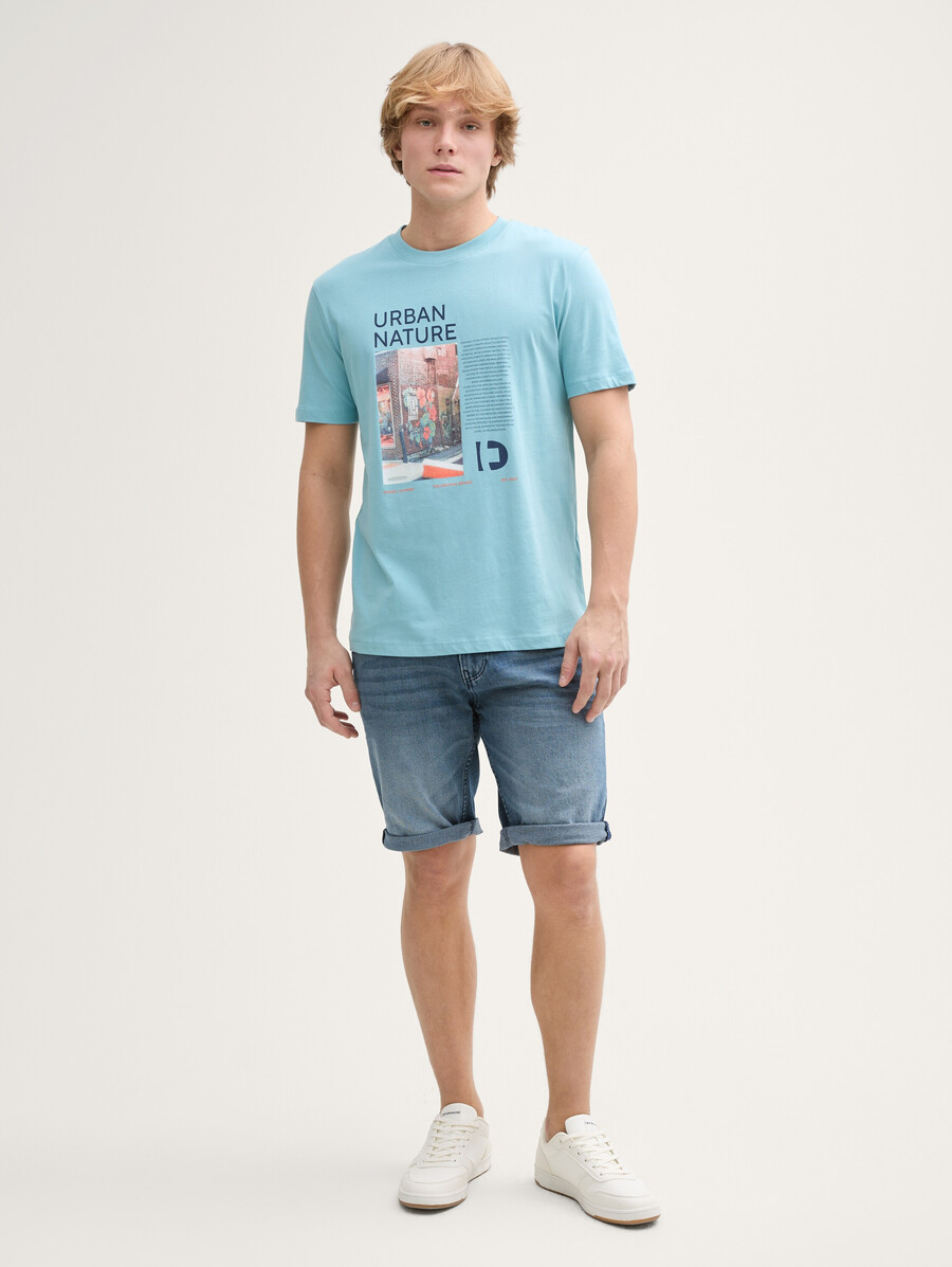 pantalones cortos vaqueros ajustados ttpiers con elástico