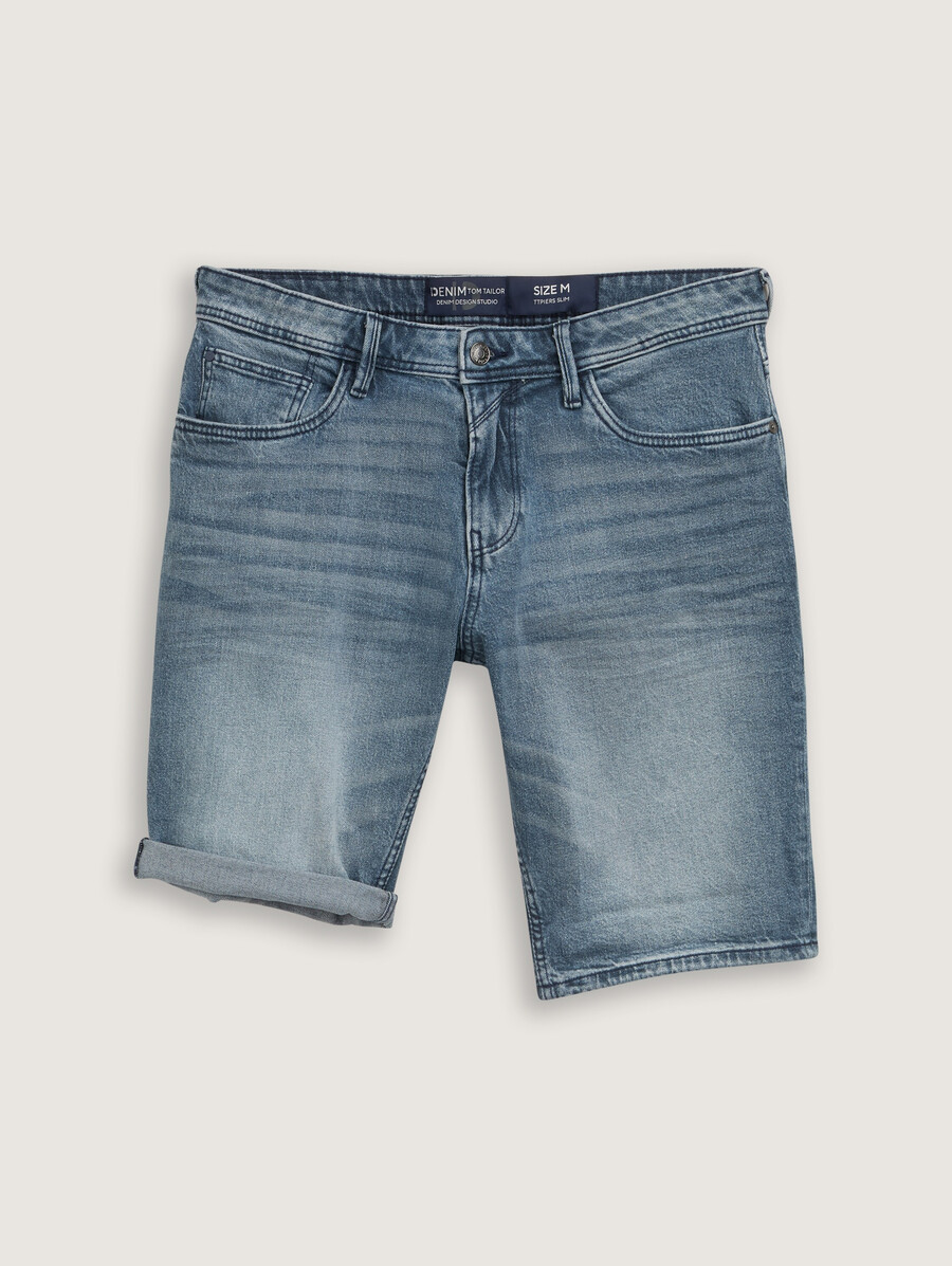 pantalones cortos vaqueros ajustados ttpiers con elástico