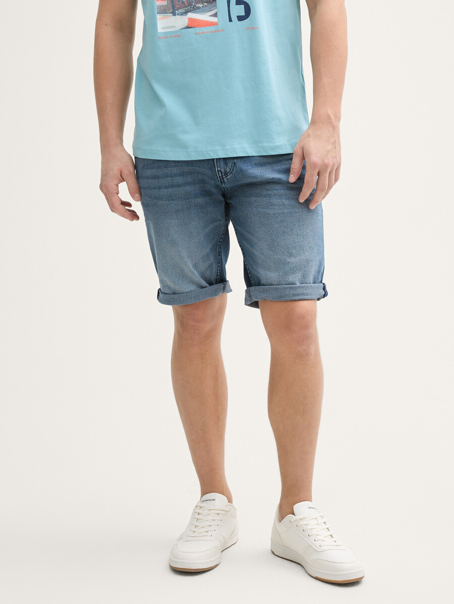 pantalones cortos vaqueros ajustados ttpiers con elástico