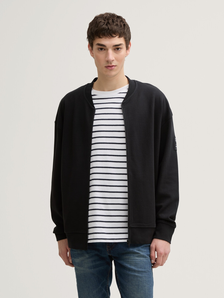 chaqueta bomber de corte relajado