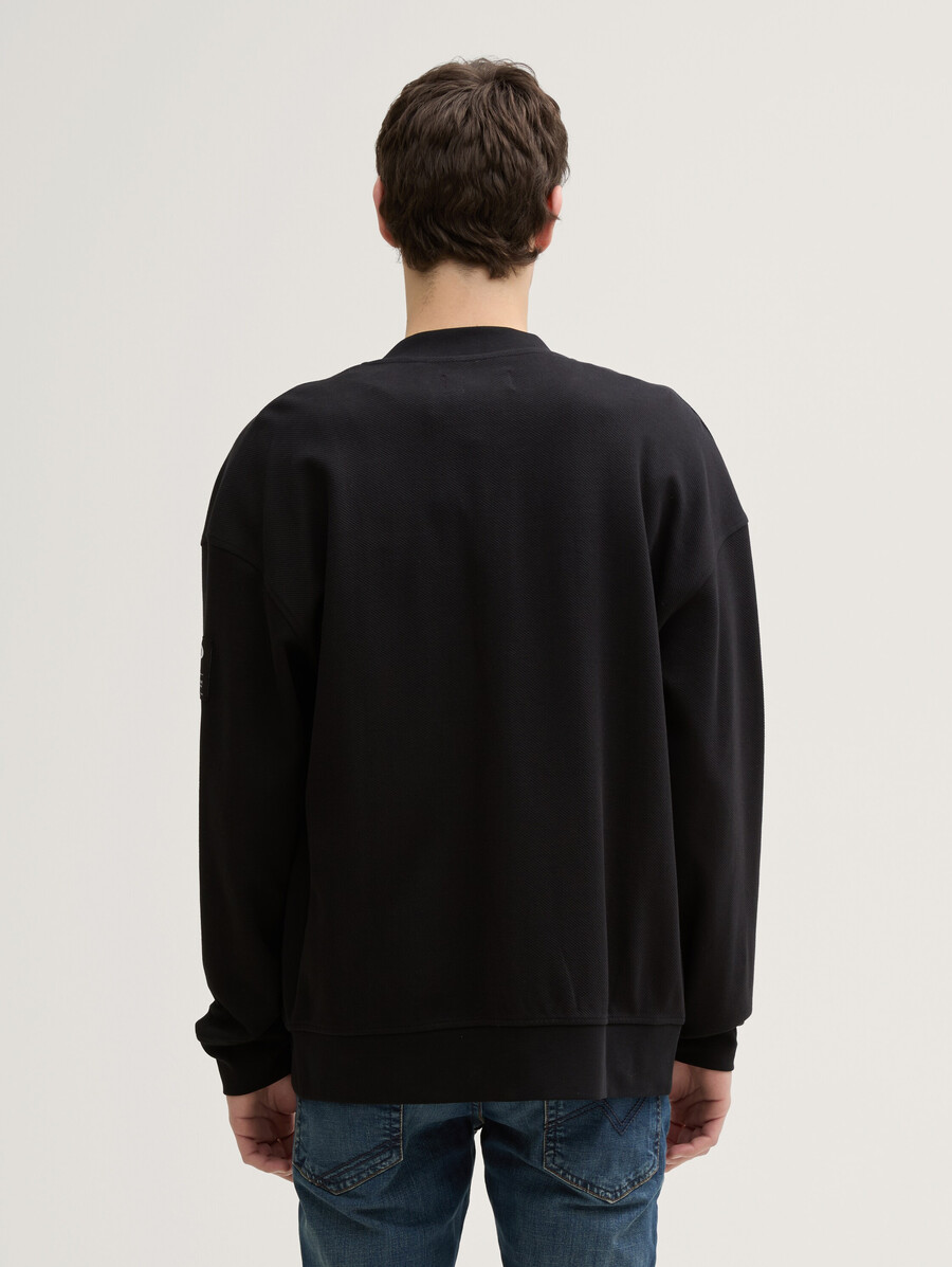 chaqueta bomber de corte relajado