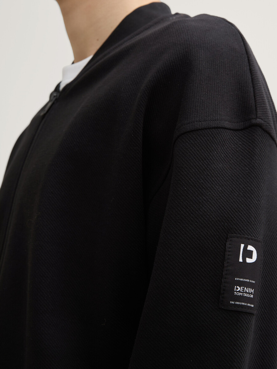 chaqueta bomber de corte relajado