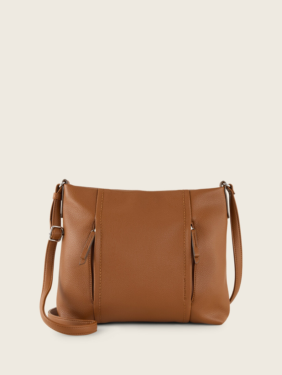 bolso tipo sobre ttbeca m con detalles de cremallera