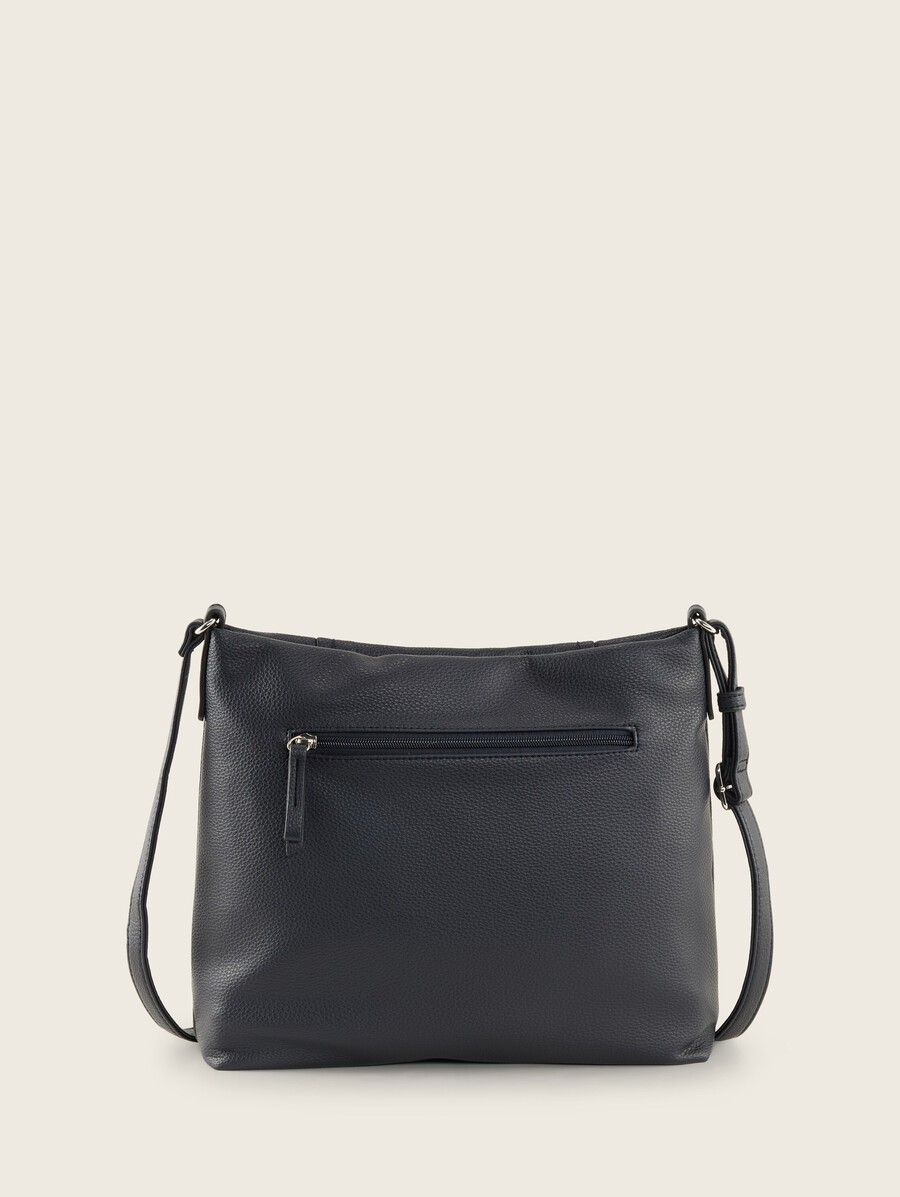 bolso tipo sobre ttbeca m con detalles de cremallera