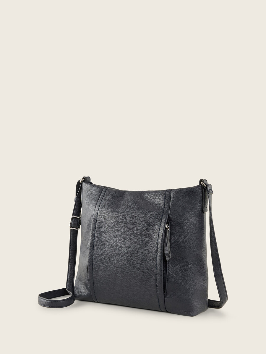 bolso tipo sobre ttbeca m con detalles de cremallera