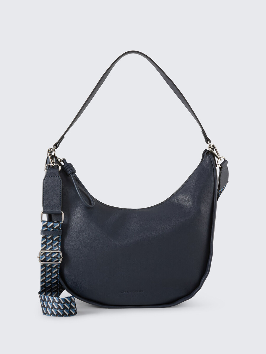 bolso de hombro tttatiana m con correa tejida estampada