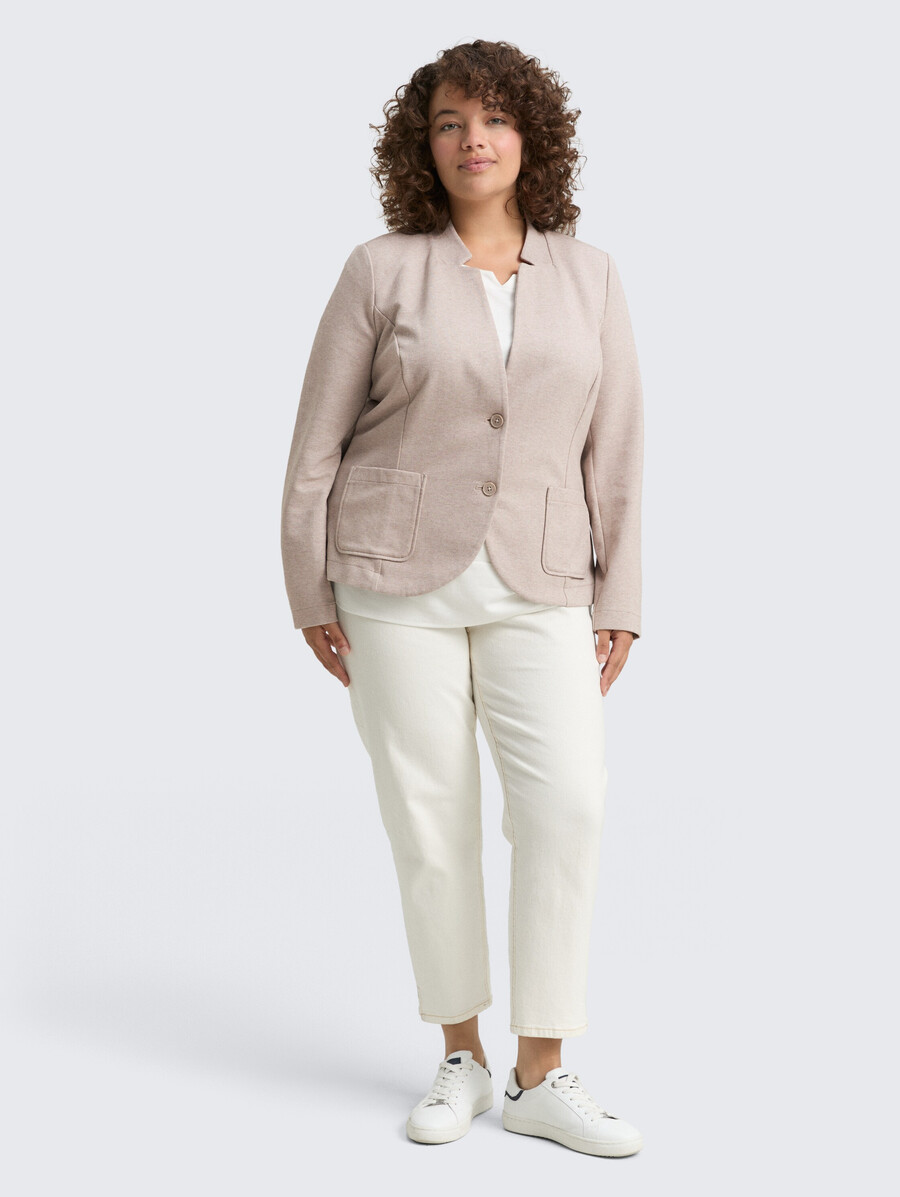 talla grande - blazer ajustado
