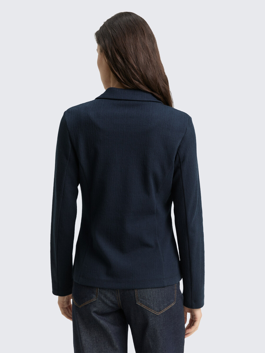 blazer jacquard de corte regular