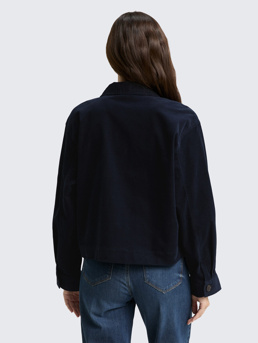 chaqueta de pana oversize