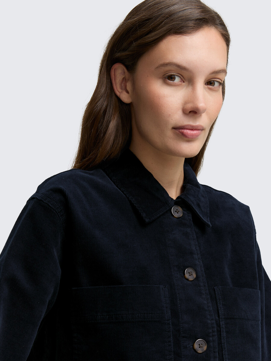 chaqueta de pana oversize