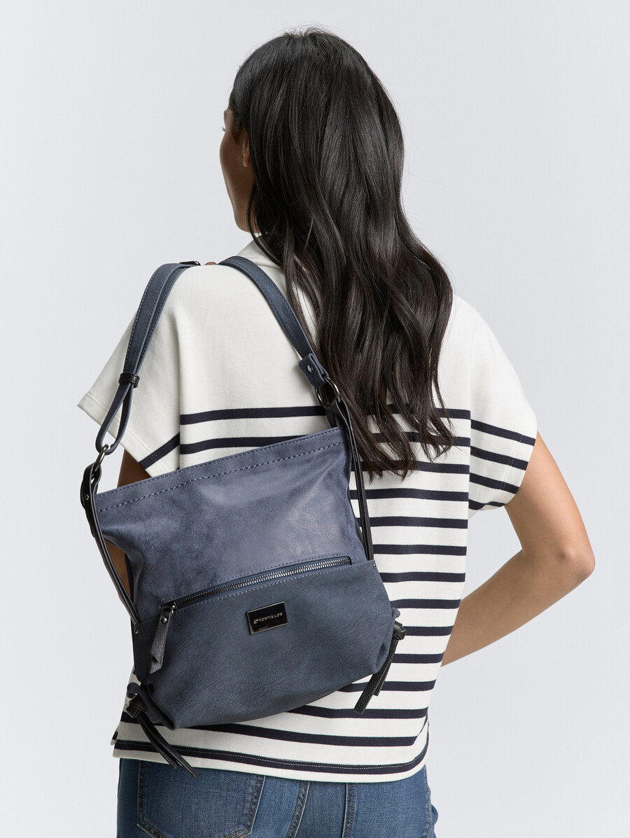 bolso de hombro ttelin m con mezcla de materiales