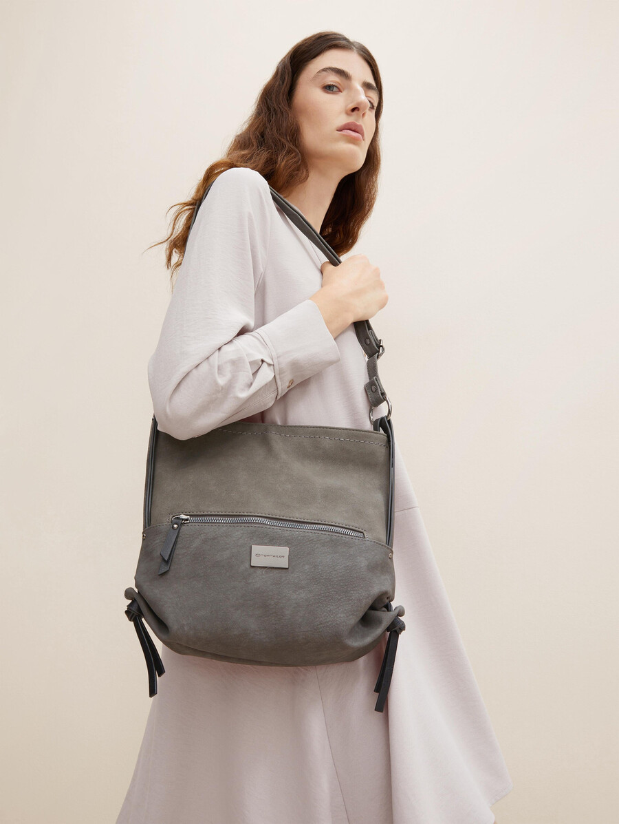 bolso de hombro ttelin m con mezcla de materiales
