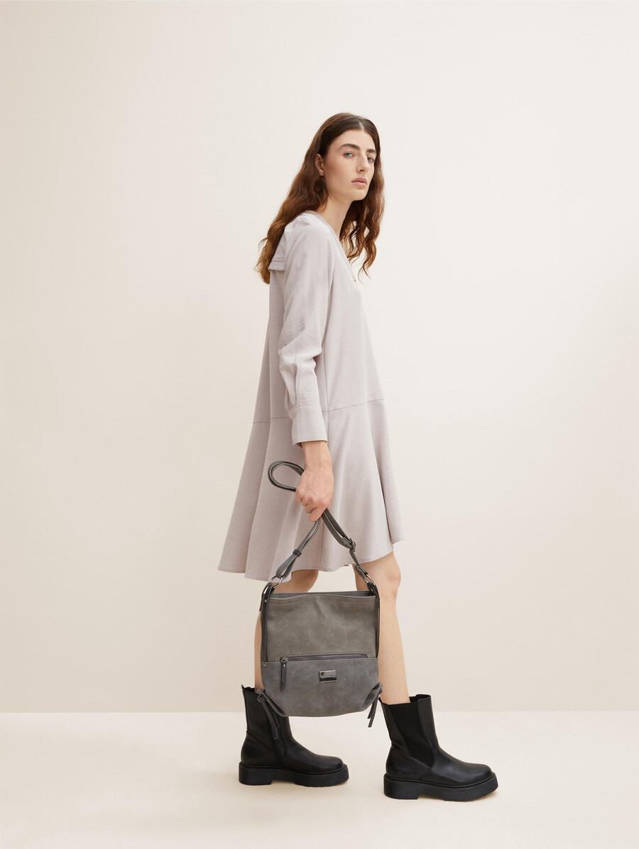 bolso de hombro ttelin m con mezcla de materiales
