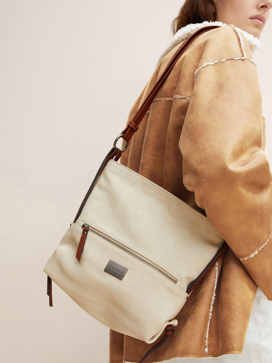 bolso de hombro ttelin m con mezcla de materiales