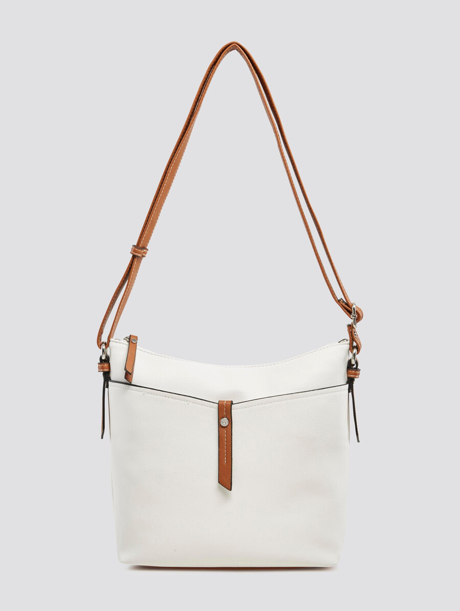 bolso de hombro ttnovara m con compartimento exterior