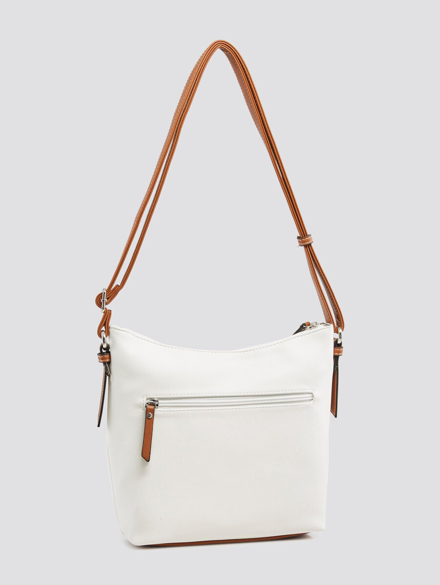 bolso de hombro ttnovara m con compartimento exterior