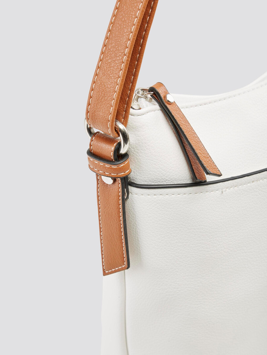 bolso de hombro ttnovara m con compartimento exterior