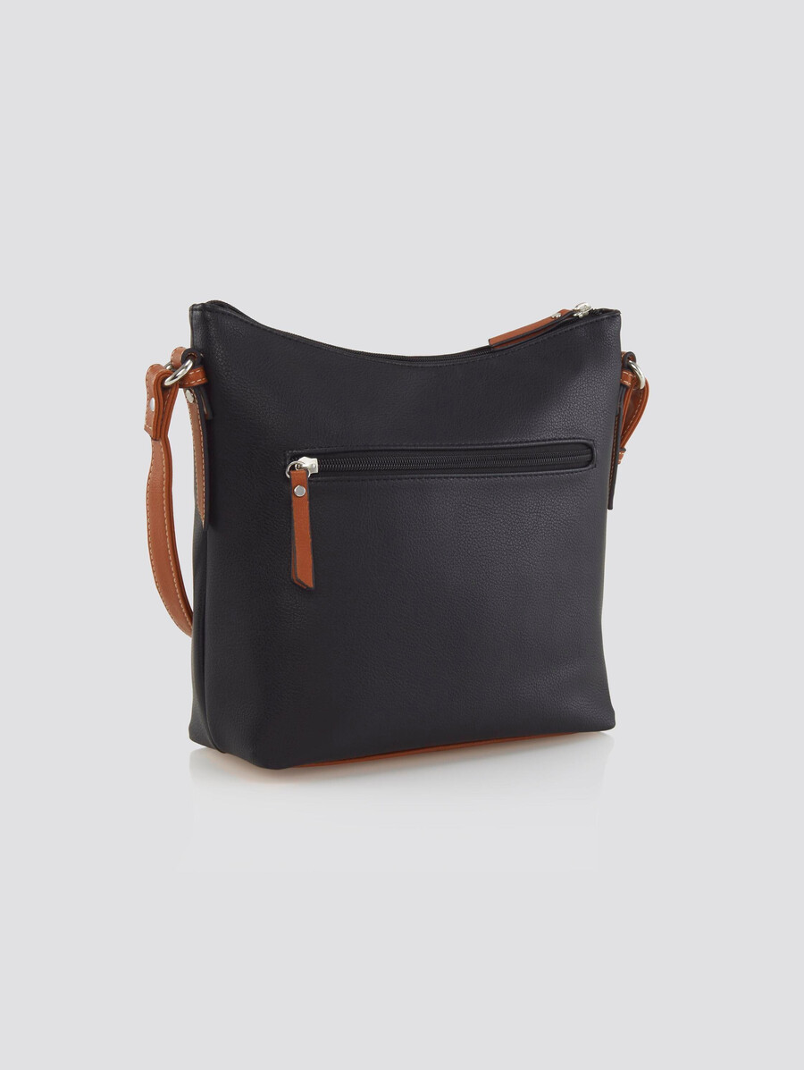 bolso de hombro ttnovara m con compartimento exterior