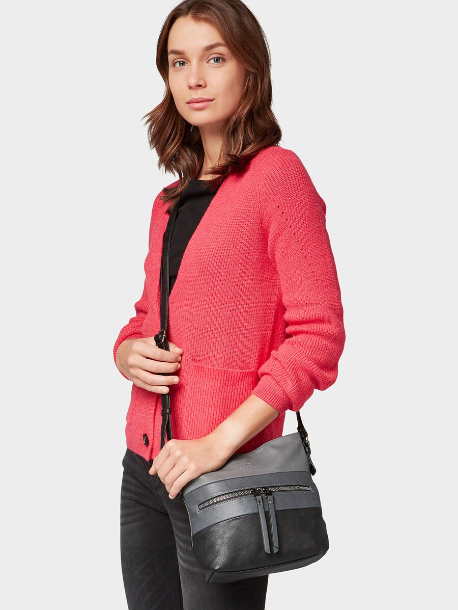 bolso de hombro ttellen m con bloqueo de color