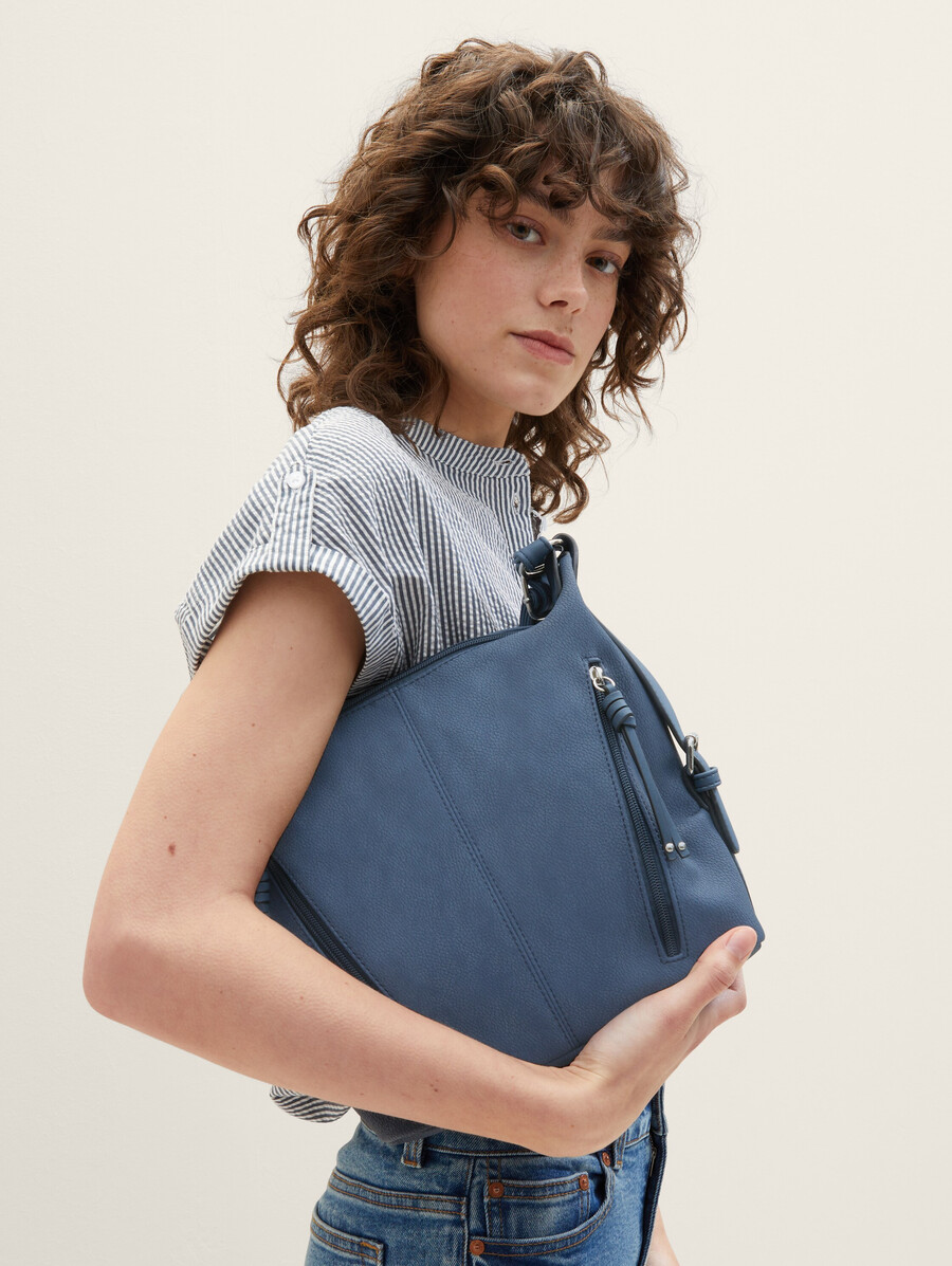 bolso de hombro ttcaia m con detalles de cremallera