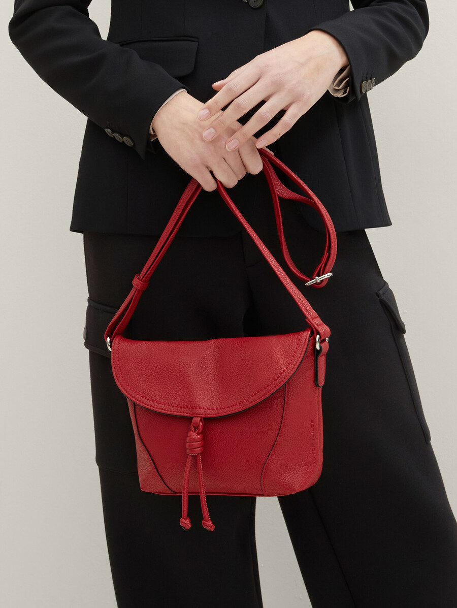 bolso de hombro ttmalia s con costuras en contraste
