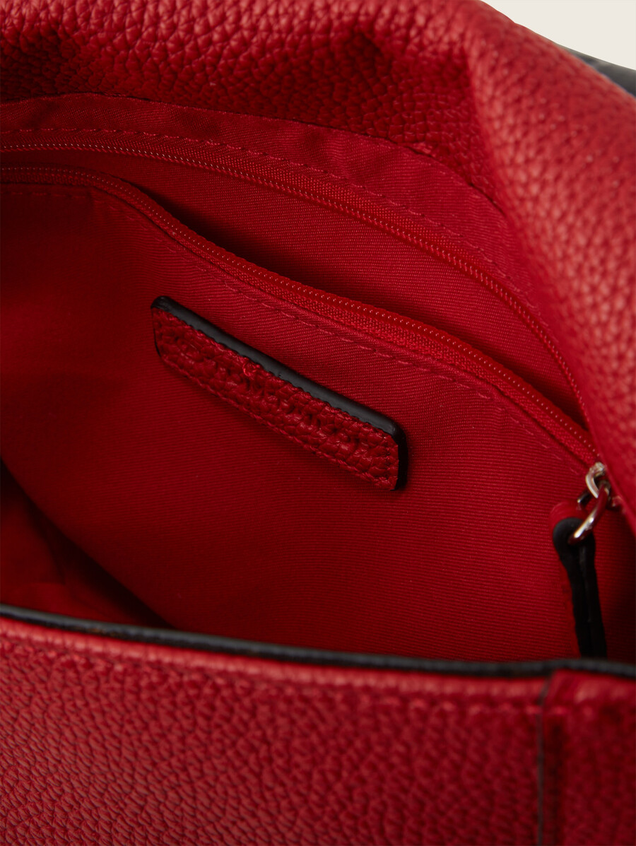 bolso de hombro ttmalia s con costuras en contraste