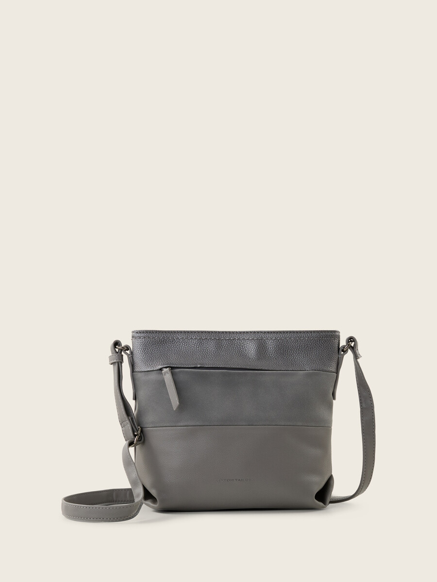 bolso de hombro ttnicolina m con mezcla de materiales